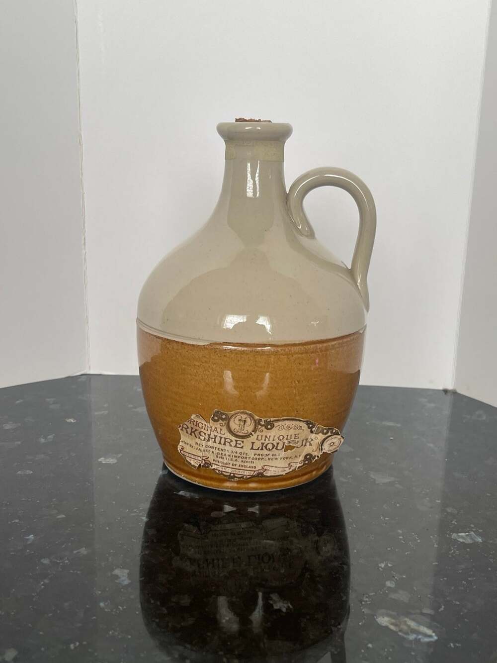 Find Antique Vintage Stoneware Bronte Yorkshire Liqueur Bottle Rare